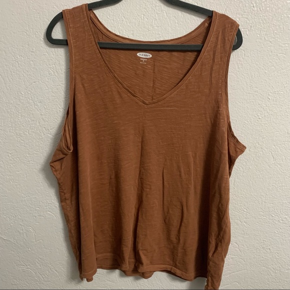 Old Navy Tops - Old Navy Brown Everywear V Neck Tank Top